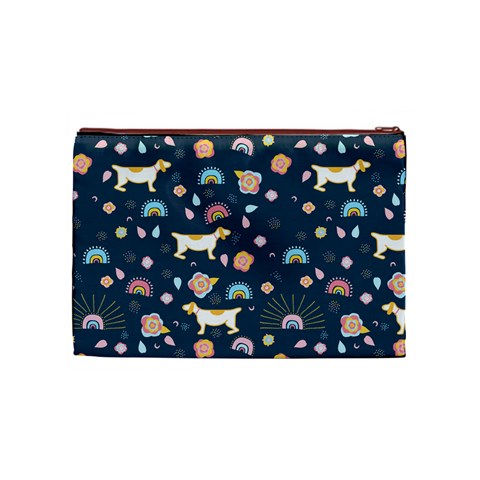 Dogs Cosmetic Bag (Medium) from ArtsNow.com Front