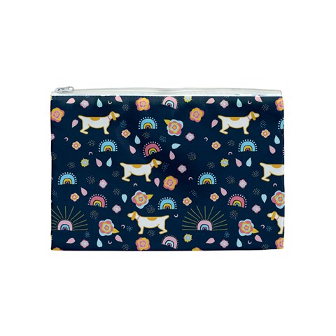 Dogs Cosmetic Bag (Medium) from ArtsNow.com Front