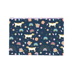 Dogs Cosmetic Bag (Large) from ArtsNow.com Front