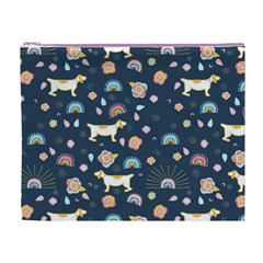 Dogs Cosmetic Bag (XL) from ArtsNow.com Front