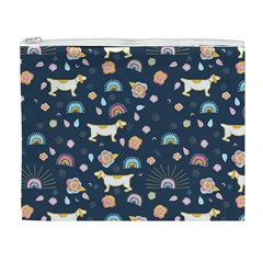 Dogs Cosmetic Bag (XL) from ArtsNow.com Front