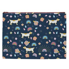 Dogs Cosmetic Bag (XXL) from ArtsNow.com Front