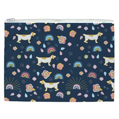 Dogs Cosmetic Bag (XXL) from ArtsNow.com Front