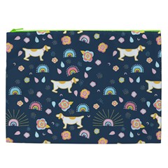 Dogs Cosmetic Bag (XXL) from ArtsNow.com Front