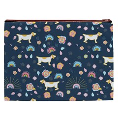 Dogs Cosmetic Bag (XXL) from ArtsNow.com Back