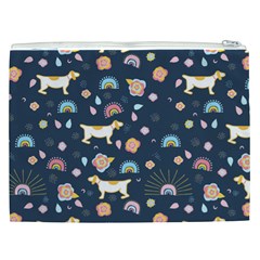 Dogs Cosmetic Bag (XXL) from ArtsNow.com Back