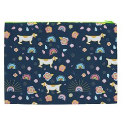 Dogs Cosmetic Bag (XXL) from ArtsNow.com Back