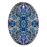 Blue Pour Blend  Ornament (Oval)