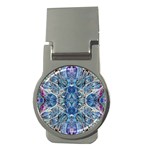 Blue Pour Blend  Money Clips (Round) 