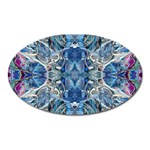 Blue Pour Blend  Oval Magnet