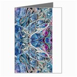 Blue Pour Blend  Greeting Card