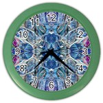 Blue Pour Blend  Color Wall Clock