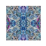 Blue Pour Blend  Square Satin Scarf (30  x 30 )