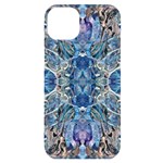 Blue Pour Blend  iPhone 14 Plus Black UV Print Case