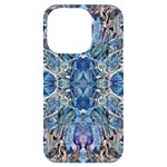 Blue Pour Blend  iPhone 14 Pro Black UV Print Case