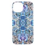 Blue Pour Blend  iPhone 15 Black UV Print PC Hardshell Case