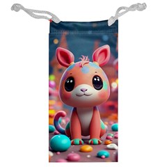 Cute creature Jewelry Bag from ArtsNow.com Back