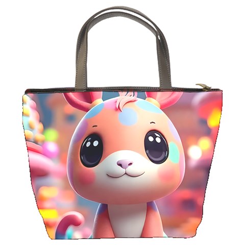 Cute creature Bucket Bag from ArtsNow.com Back