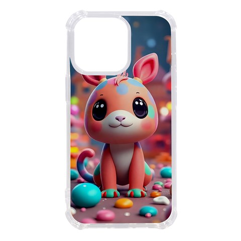 Cute creature iPhone 13 Pro TPU UV Print Case from ArtsNow.com Front