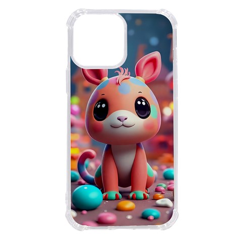 Cute creature iPhone 13 Pro Max TPU UV Print Case from ArtsNow.com Front