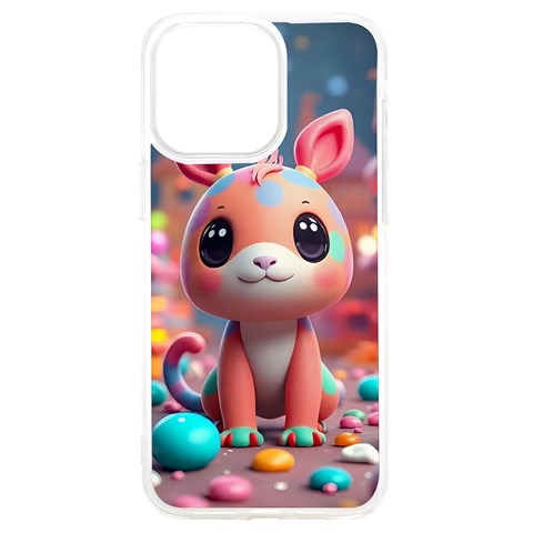 Cute creature iPhone 15 Pro Max TPU UV Print Case from ArtsNow.com Front