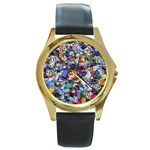 Trash to Treasure (AI) Round Gold Metal Watch