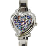 Trash to Treasure (AI) Heart Italian Charm Watch