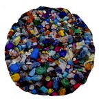 Trash to Treasure (AI) Large 18  Premium Round Cushions