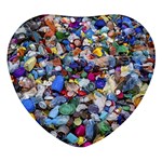 Trash to Treasure (AI) Heart Glass Fridge Magnet (4 pack)