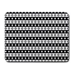 Black And White Circles Pattern Small Mousepad