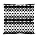 Black And White Circles Pattern Standard Cushion Case (One Side)