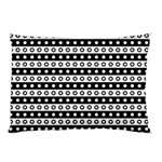 Black And White Circles Pattern Pillow Case