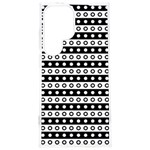 Black And White Circles Pattern Samsung Galaxy S24 Plus 6.7 Inch TPU UV Case