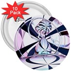 Vanilla Dream 3  Buttons (10 pack) 