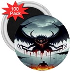 Halloween Goodie 3  Magnets (100 pack)