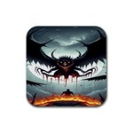 Halloween Goodie Rubber Coaster (Square)