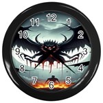 Halloween Goodie Wall Clock (Black)