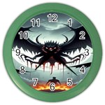 Halloween Goodie Color Wall Clock