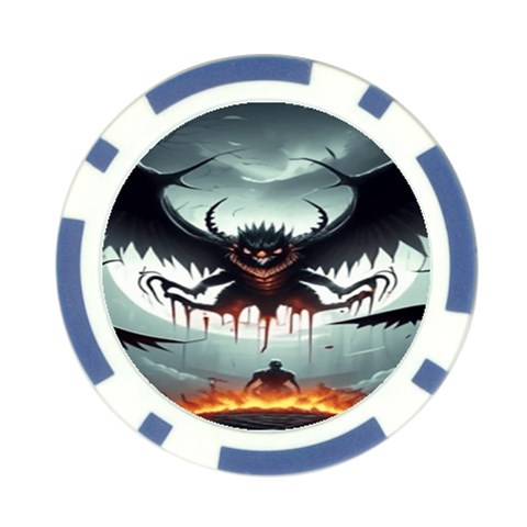 Halloween Goodie Poker Chip Card Guard from ArtsNow.com Front