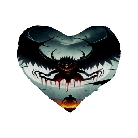 Halloween Goodie Standard 16  Premium Heart Shape Cushions from ArtsNow.com Front