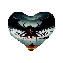 Halloween Goodie Standard 16  Premium Heart Shape Cushions from ArtsNow.com Back