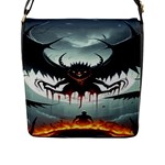 Halloween Goodie Flap Closure Messenger Bag (L)