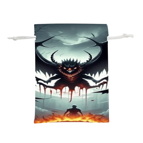 Halloween Goodie Lightweight Drawstring Pouch (M) from ArtsNow.com Front