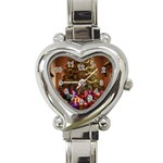 Merry christmas Heart Italian Charm Watch