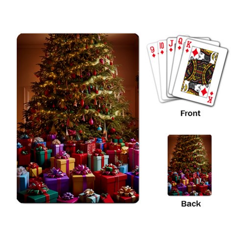 Merry christmas Playing Cards Single Design (Rectangle) from ArtsNow.com Back