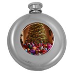 Merry christmas Round Hip Flask (5 oz)