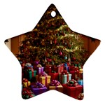 Merry christmas Star Ornament (Two Sides)