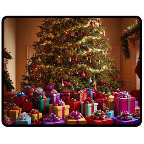 Merry christmas Fleece Blanket (Medium) from ArtsNow.com 60 x50  Blanket Front