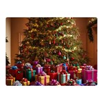 Merry christmas Two Sides Premium Plush Fleece Blanket (Mini)