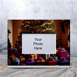 Merry christmas White Tabletop Photo Frame 4 x6 